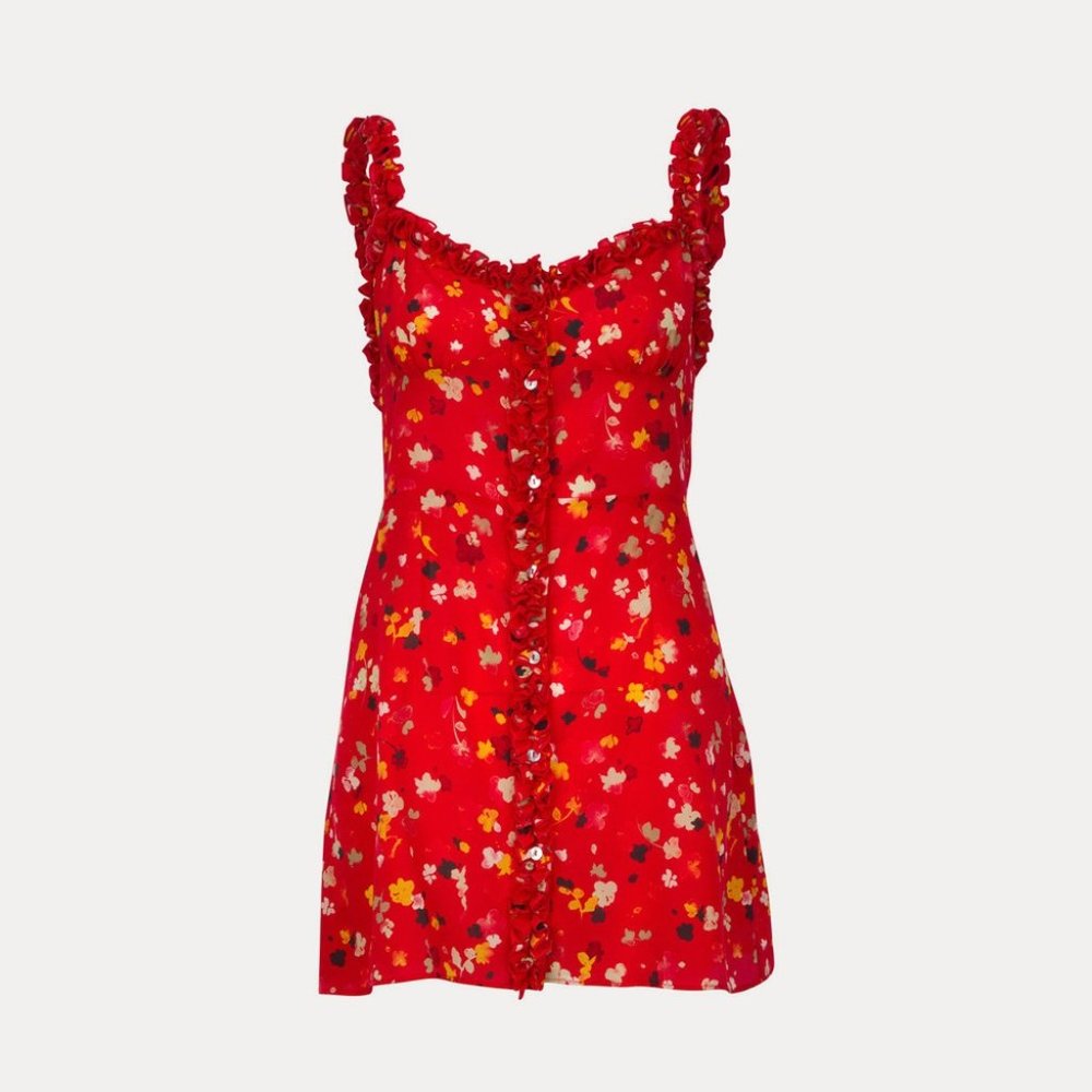 NWOT Réalisation Par - THE JULIA in Rouge Fleur - XXS